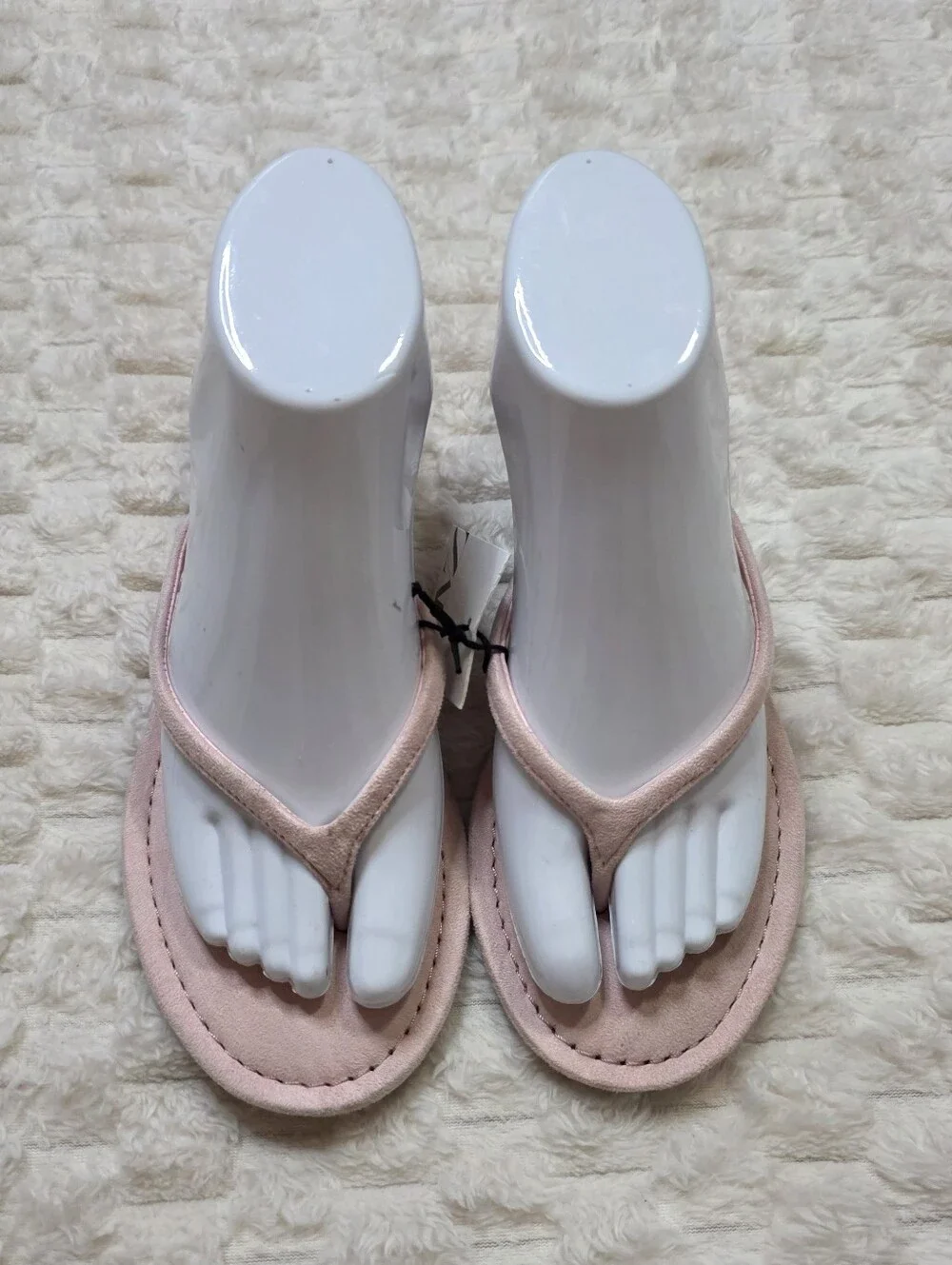 NWT ZARA Pink Suede Kitten Heel Split Sandals - Picture 6 of 12